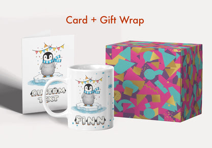 Personalized Child Name Mug with Custom Greeting Card